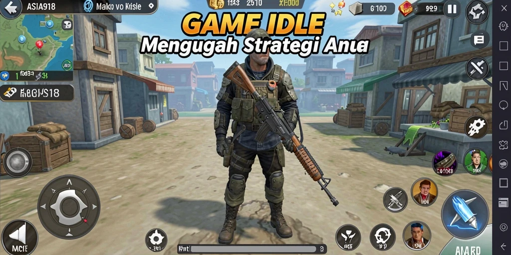 Tangkapan layar gameplay <strong>ASIA918</strong> menunjukkan aksi seru dan kemajuan strategis.