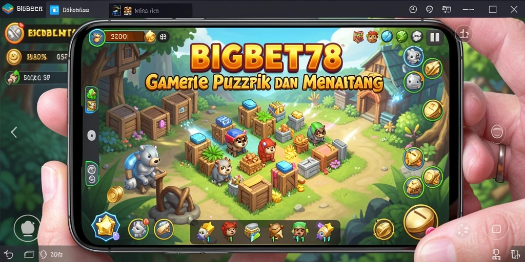 Tampilan gameplay dari BIGBET78 menunjukkan tantangan puzzle yang menarik.