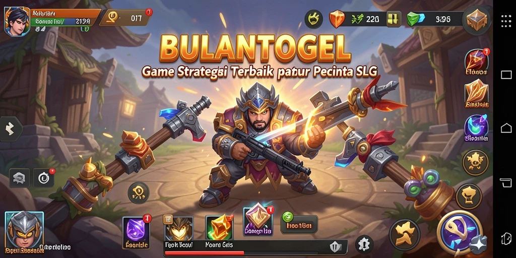 Tampilan menarik dari gameplay strategi BULANTOGEL.