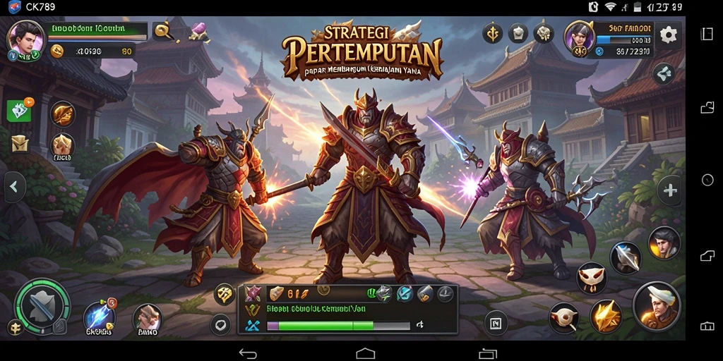 Tangkapan layar gameplay CK789 menampilkan aksi pertempuran yang intens.