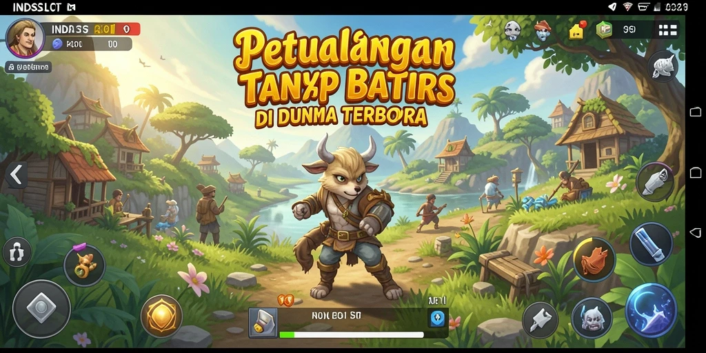 Screenshot menampilkan gameplay Open World yang imersif dan penuh petualangan.