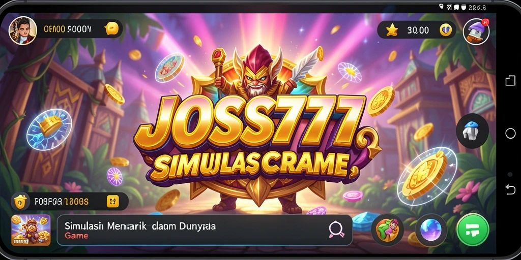 Tampilan gameplay JOSS777 yang memukau dan interaktif.