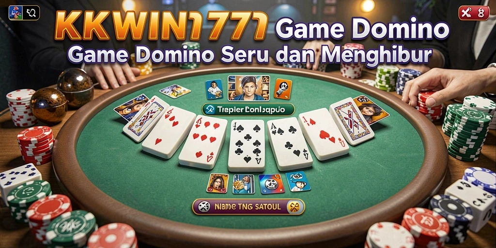 Tampilan permainan Domino yang memukau di KKWIN777.