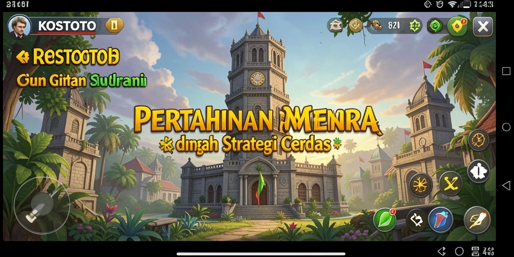 Gameplay KOSTOTO yang mendebarkan di Tower Defense.