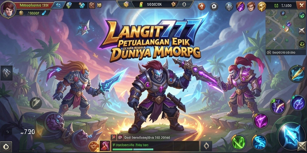 Screenshot LANGIT777 menampilkan gameplay seru dan dunia yang luas.
