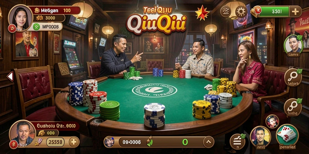 Tampilan gameplay seru dalam MPO08 yang menyuguhkan QiuQiu.