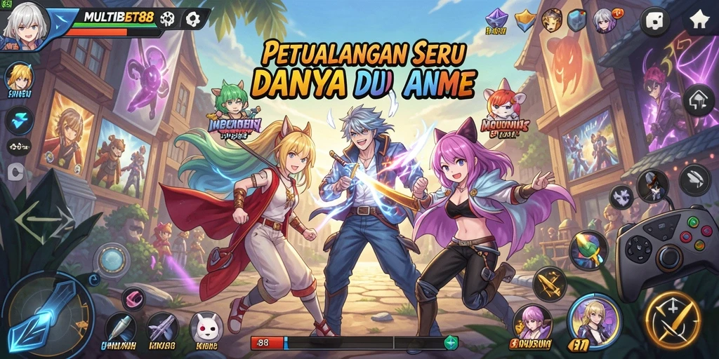 Tampilan menarik dari gameplay MULTIBET88 yang penuh aksi Anime.
