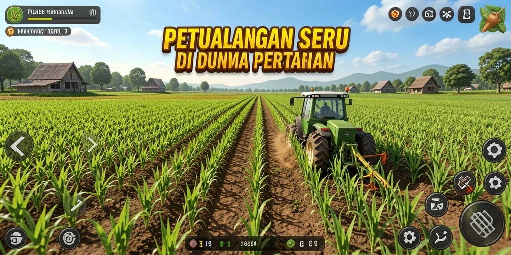 Tangkapan layar gameplay seru di dunia pertanian POA88.