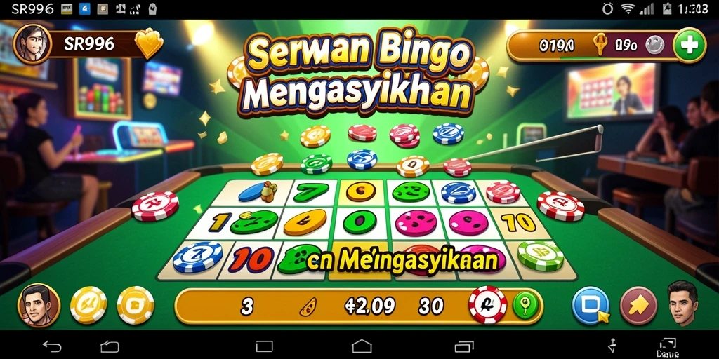 Tampilan gameplay Bingo SR996 yang seru dan interaktif.
