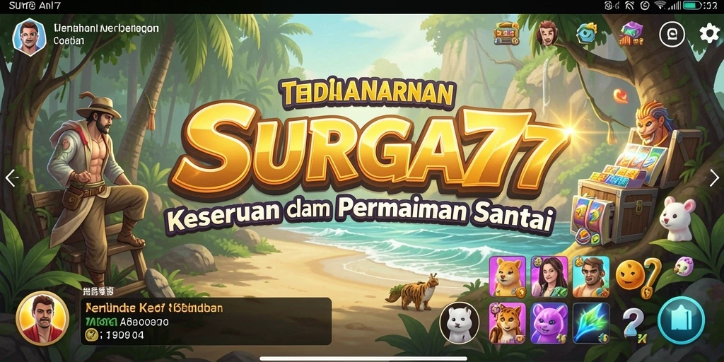 Gameplay menantang dan mengasyikkan dari SURGA77.