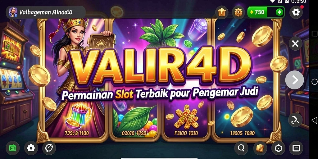 Tampilan menarik dari gameplay Slot VALIR4D.