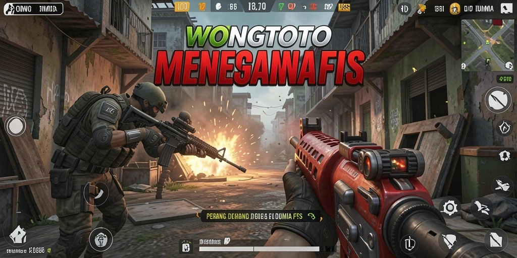 Tampilan mendebarkan dari gameplay <strong>WONGTOTO</strong> di dunia FPS.